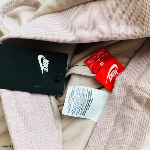 Nike light pink velour sweatpants - MEDIUM - Picture 5 of 5